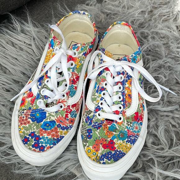VANS x LIBERTY OF LONDON | Unisex Old Skool Sneaker | Size 6.5 - Picture 2 of 7